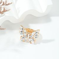 Simple Style Classic Style Butterfly Zircon Alloy Wholesale Rings main image 2