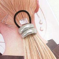 Women's Simple Style Classic Style Solid Color Alloy Patchwork Hair Tie sku image 2