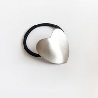 Women's Simple Style Heart Shape Metal Plating Hair Tie sku image 2