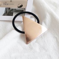 Women's Simple Style Heart Shape Metal Plating Hair Tie sku image 9