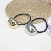Women's Simple Style Classic Style Heart Shape Alloy Plating Hair Tie main image 4