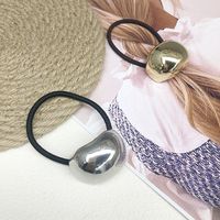 Women's Simple Style Classic Style Heart Shape Alloy Plating Hair Tie main image 2