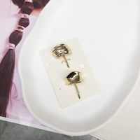 Women's Simple Style Solid Color Alloy Hollow Out Hair Clip sku image 29