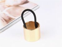 Women's Basic Classic Style Round Alloy Plating Hair Tie sku image 1