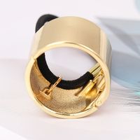 Women's Basic Classic Style Round Alloy Plating Hair Tie main image 4