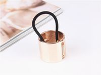 Women's Basic Classic Style Round Alloy Plating Hair Tie sku image 3