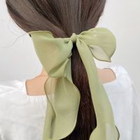 امرأة جذاب حلو عقدة القوس قماش ربطة شعر main image 5