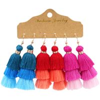 1 Set Elegant Tassel Plating Alloy Drop Earrings sku image 8