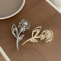 Women's Elegant Lady Floral Alloy Plating Hair Claws main image 6