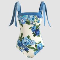 Women's Vacation Ditsy Floral 2 Pieces Set One Piece Swimwear main image 4