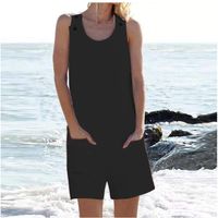 Women's Bodysuits Sleeveless Bodysuits Casual Solid Color main image 5