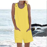 Women's Bodysuits Sleeveless Bodysuits Casual Solid Color main image 4