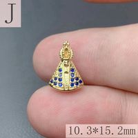 1 Pieza Cobre Diamantes De Imitación Geométrico Colgante sku image 12