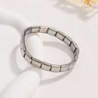 Cartoon Style Classic Style Solid Color 304 Stainless Steel Bangle In Bulk main image 3