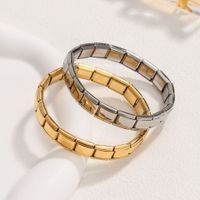 Cartoon Style Classic Style Solid Color 304 Stainless Steel Bangle In Bulk main image 4