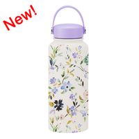 Retro Flower Stainless Steel Thermos Cup 1 Piece sku image 84