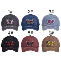 Men's Business Tropical Bow Knot Appliques Curved Eaves Baseball Cap main image 2
