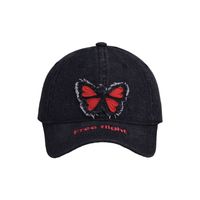 Men's Business Tropical Bow Knot Appliques Curved Eaves Baseball Cap main image 5
