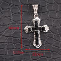 1 Piece Alloy Rhinestones Cross Pendant main image 2
