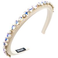 Women's Vacation Modern Style Classic Style Heart Shape Alloy Cloth Glass Inlay Glass Hair Band sku image 4