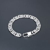 Gothic Punk Cool Style Solid Color 304 Stainless Steel Men's Bracelets sku image 3