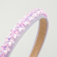 Women's Casual Vacation Classic Style Star Alloy Cloth Inlay Fabric Glass Hair Band main image 4