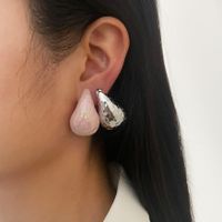 1 Pair Exaggerated Simple Style Water Droplets Arylic Ear Studs main image 6