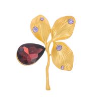 Sweet Flower Alloy Inlay Rhinestones Glass Unisex Brooches sku image 8