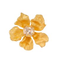 Sweet Flower Alloy Inlay Rhinestones Glass Unisex Brooches sku image 3