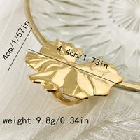 304 Stainless Steel 14K Gold Plated IG Style Sweet Plating Round Flower Open Rings sku image 3