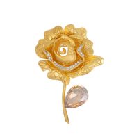 Sweet Flower Alloy Inlay Rhinestones Glass Unisex Brooches sku image 15