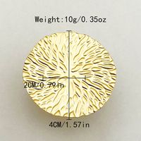 304 Stainless Steel 14K Gold Plated IG Style Sweet Plating Round Flower Open Rings sku image 4