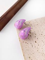 1 Pair Exaggerated Simple Style Water Droplets Arylic Ear Studs sku image 3