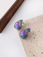 1 Pair Exaggerated Simple Style Water Droplets Arylic Ear Studs sku image 7