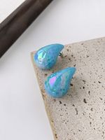 1 Pair Exaggerated Simple Style Water Droplets Arylic Ear Studs sku image 4