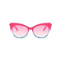IG Style Cute Beach Solid Color Leopard Ac Butterfly Frame Full Frame Women's Sunglasses main image 6