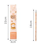 Cartoon Boxed Student Writing Painting Sketch Stationery Hb Pencil With Eraser 10 Packs main image 2