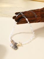 Casual Beach Starfish Conch Natural Stone Beaded Women's Anklet main image 4