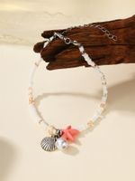 Casual Beach Starfish Conch Natural Stone Beaded Women's Anklet main image 6