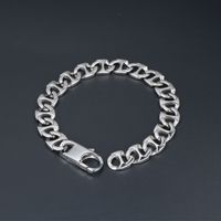 Gothic Punk Cool Style Solid Color 304 Stainless Steel Men's Bracelets sku image 10