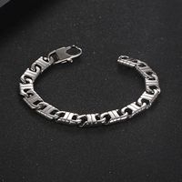 Gothic Punk Cool Style Solid Color 304 Stainless Steel Men's Bracelets sku image 9