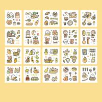 Cute Cartoon Sticker Material Decorative Pattern Hand Account Sticker Set sku image 2