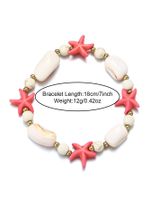 Casual Beach Starfish Conch Natural Stone Bracelets In Bulk sku image 13