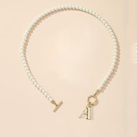 Einfacher Stil Klassischer Stil Brief Aryl Legierung Großhandel Armbänder Halskette main image 3