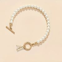 Simple Style Classic Style Letter Arylic Alloy Wholesale Bracelets Necklace main image 5