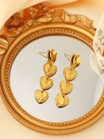 1 Pair Casual Beach Starfish Conch Shell Beaded Natural Stone 18K Gold Plated Drop Earrings main image 10