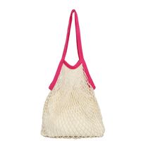 Women's Medium Nylon Solid Color Basic Classic Style Weave Open Shopping Bags main image 5