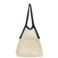 Women's Medium Nylon Solid Color Basic Classic Style Weave Open Shopping Bags sku image 4