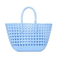 Mujeres Grande PVC Color Sólido Vacaciones Estilo Clásico Balde Abierto Bolso sku image 6