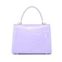 Women's Small PVC Solid Color Basic Classic Style Flip Cover Jelly Bag main image 9